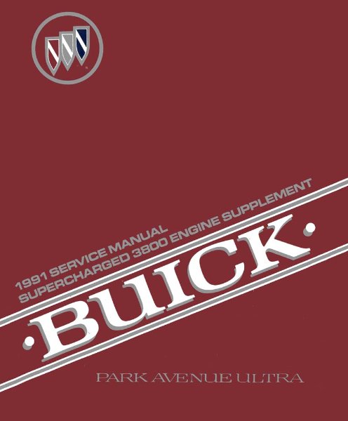 1991 Buick Park Avenue 3800 Engine Factory Shop Service Manual
