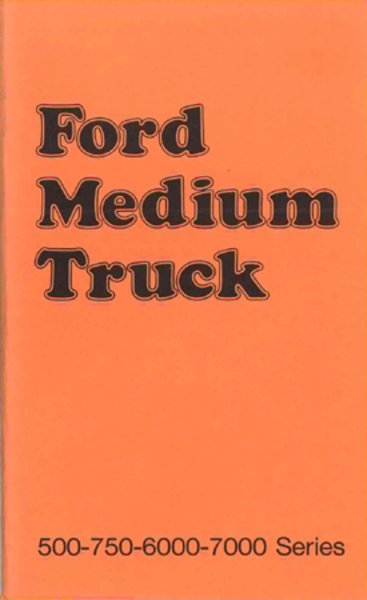 1974 Ford Medium Duty Truck Owner's Manual