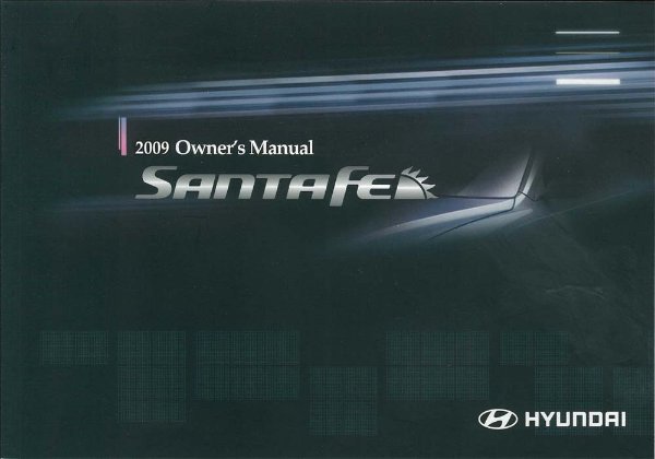 2009 Hyundai Santa Fe Owner's Manual