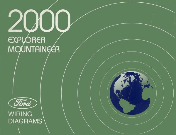 2000 Ford Truck Explorer, Mountaineer Wiring Diagrams Manual