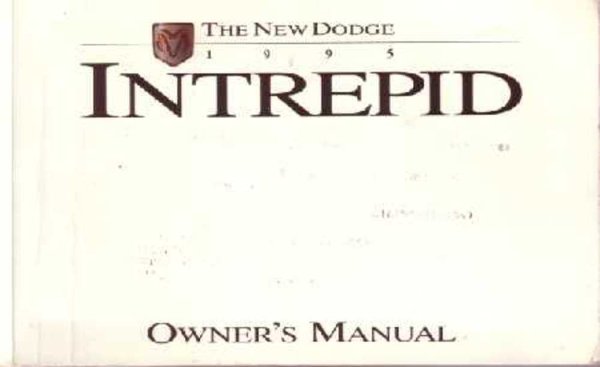 1995 Dodge Stealth Owner's Manual
