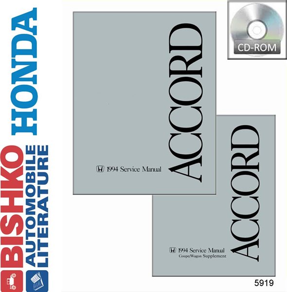 1994 Honda Accord Factory Shop Service Manual