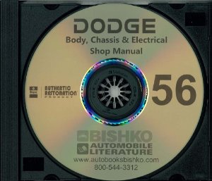 1956 DODGE Body, Chassis & Electrical Service Manual