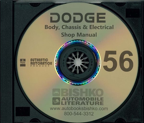 1956 DODGE Body, Chassis & Electrical Service Manual