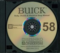 1958 BUICK Body, Chassis & Electrical Service Manual sample image