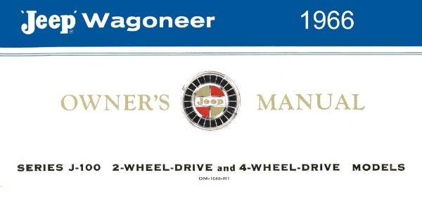 1966 Jeep Wagoneer Owner's Manual
