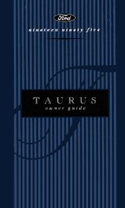 1995 Ford Taurus Owner's Manual