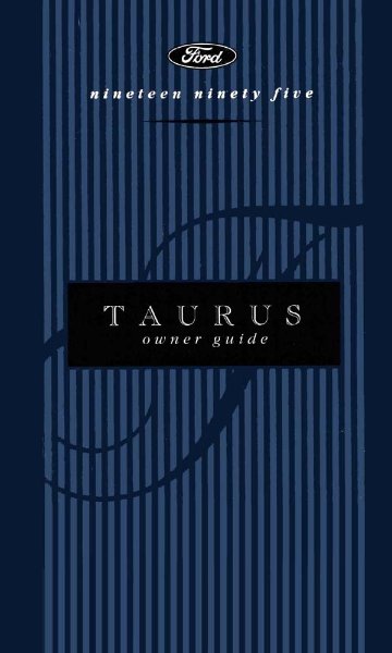 1995 Ford Taurus Owner's Manual