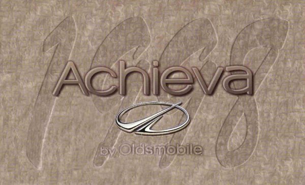 1998 Oldsmobile Achieva Owner's Manual