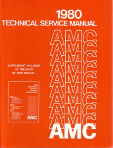 1980 AMC All Models Factory Shop Service Manual