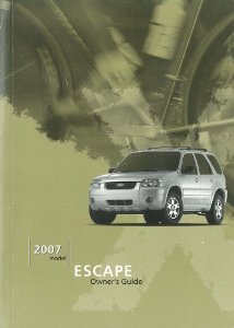 2007 Ford Escape Owner's Manual