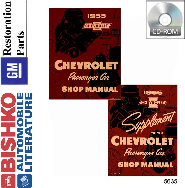 1955–1956 Chevrolet All Models NO CORVETTE Factory Shop Service Manual