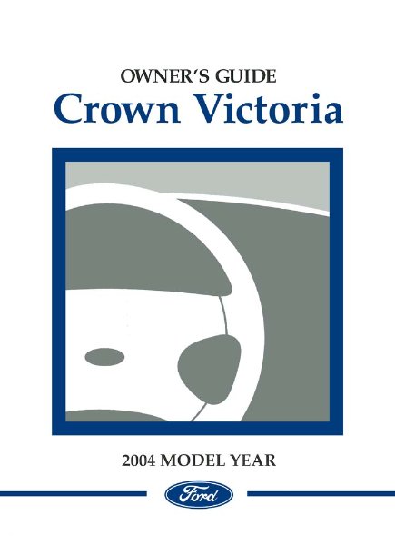 2004 Ford Crown Victoria Owner's Manual
