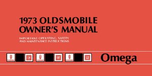 1973 Oldsmobile Omega Owner's Manual