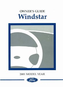 2001 Ford Windstar Owner's Manual