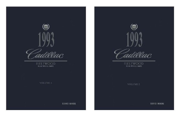 1993 Cadillac Fleetwood Factory Shop Service Manual