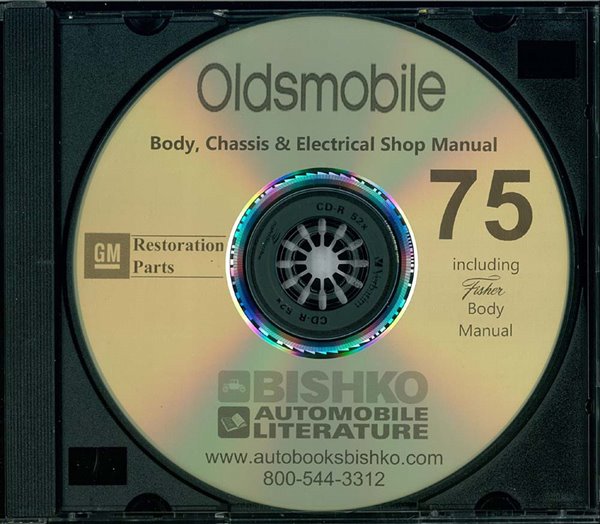 1975 Oldsmobile ALL MODELS FISHER BODY Factory Shop Service Manual