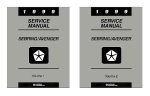 1999 Chrysler Sebring, Avenger Factory Shop Service Manual