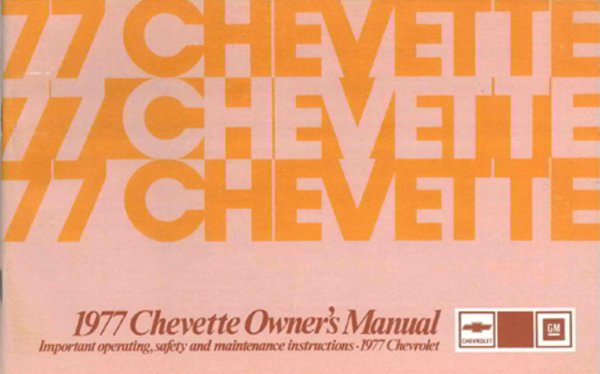 1977 Chevrolet Chevette Owner's Manual
