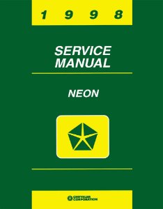 1998 Dodge Neon Factory Shop Service Manual