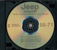 1966-71 JEEP JEEPSTER Body, Chassis & Electrical Service Manual
