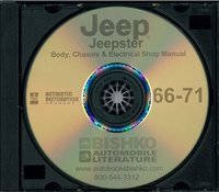 1966-71 JEEP JEEPSTER Body, Chassis & Electrical Service Manual sample image