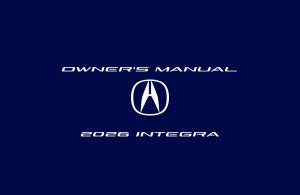 2026 Acura Integra Owner's Manual