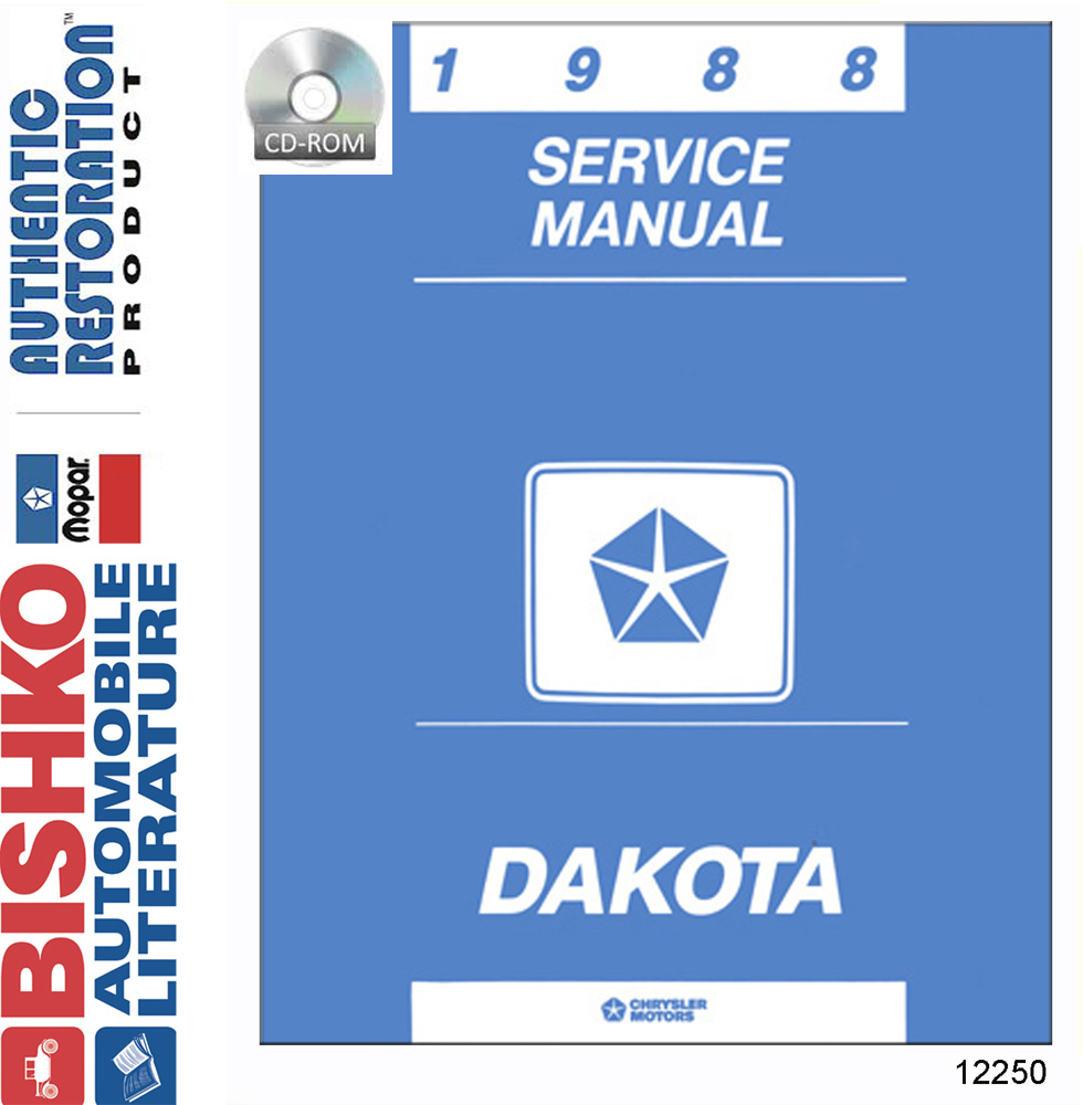 1988 DODGE DAKOTA TRUCK Body, Chassis & Electrical Service Manual