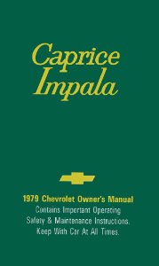 1979 Chevrolet Impala, Caprice Owner's Manual