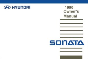 1990 Hyundai Sonata Owner's Manual