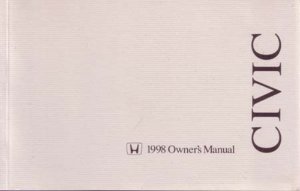 1998 Honda Civic Coupe Owner's Manual