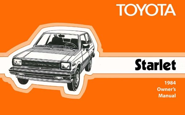 1984 Toyota Starlet Owner's Manual