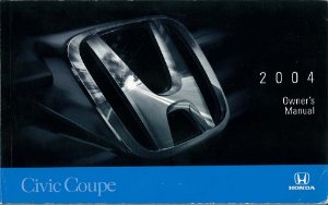 2004 Honda Civic Coupe Owner's Manual