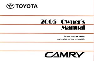 2005 Toyota Camry Owner's Manual
