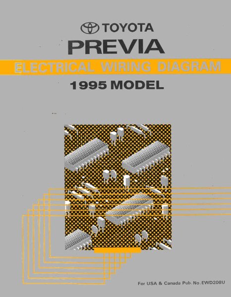 1995 Toyota Previa Wiring Diagrams Manual
