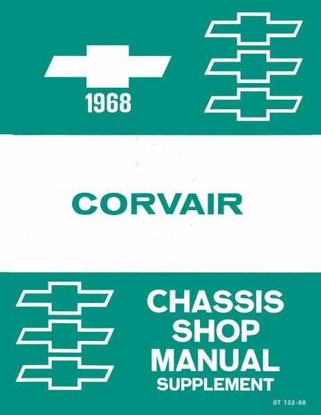 1968 Chevrolet Corvair Factory Shop Service Manual