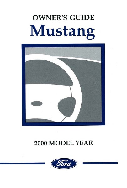 2000 Ford Mustang Owner's Manual