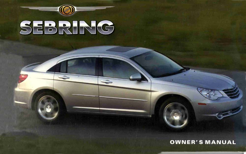 2007 Chrysler Sebring Owner's Manual