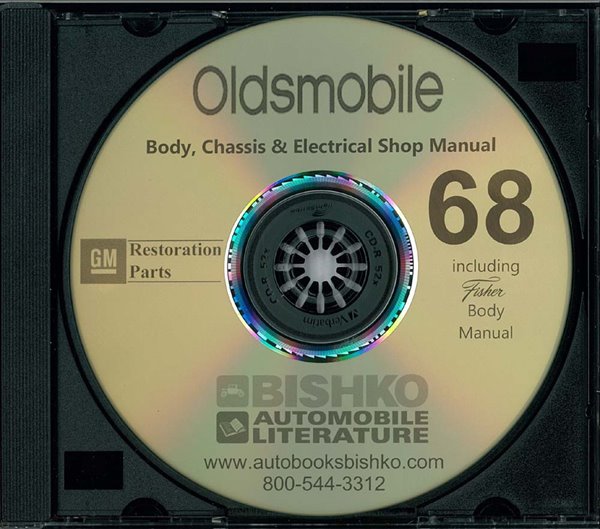 1968 Oldsmobile ALL MODELS FISHER BODY Factory Shop Service Manual