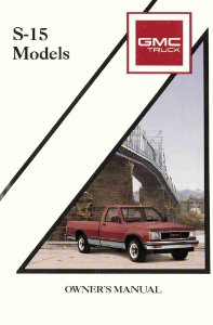 1990 GMC S-15 Series Owner's Manual