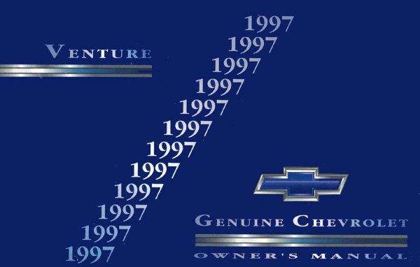 1997 Chevrolet Venture Owner's Manual