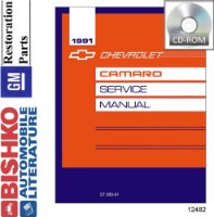 1991 Chevrolet Camaro Factory Shop Service Manual sample image
