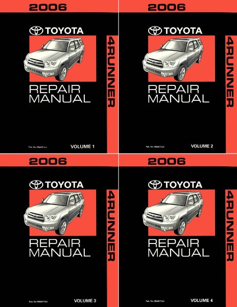 2006 Toyota 4-Runner Factory Shop Service Manual