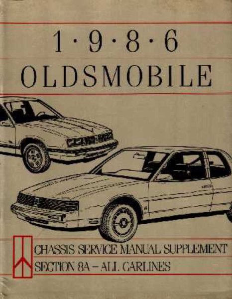 1986 Oldsmobile TORONADO - ELECTRICAL Factory Shop Service Manual