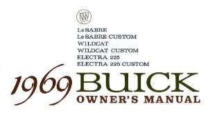 1969 Buick Lesabre, Wildcat, Electra Owner's Manual