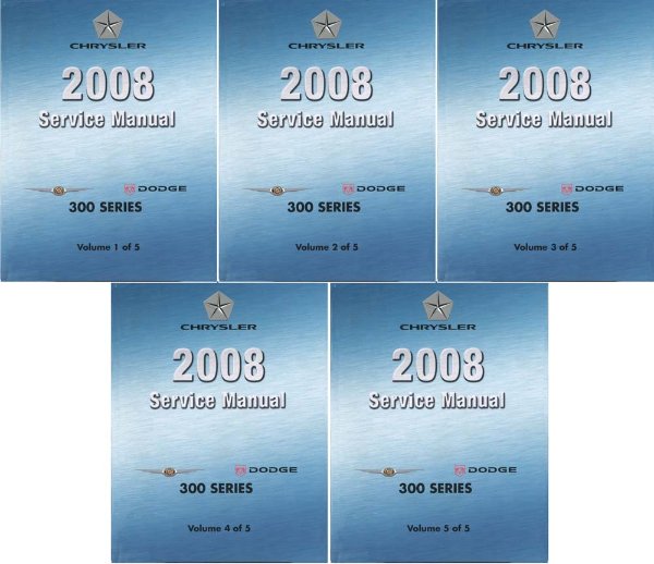 2008 Chrysler 300 Series, Magnum, Charger Factory Shop Service Manual