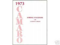 1973 Chevrolet Camaro Electrical Wiring Diagrams Schematics Mechanic  Book