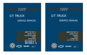 1997 Chevrolet S 10-15 Truck, Oldsmobile Bravada Factory Shop Service Manual