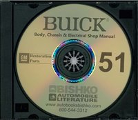 1951 BUICK Body, Chassis & Electrical Service Manual sample image