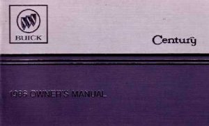 1986 Buick Century Owner's Manual